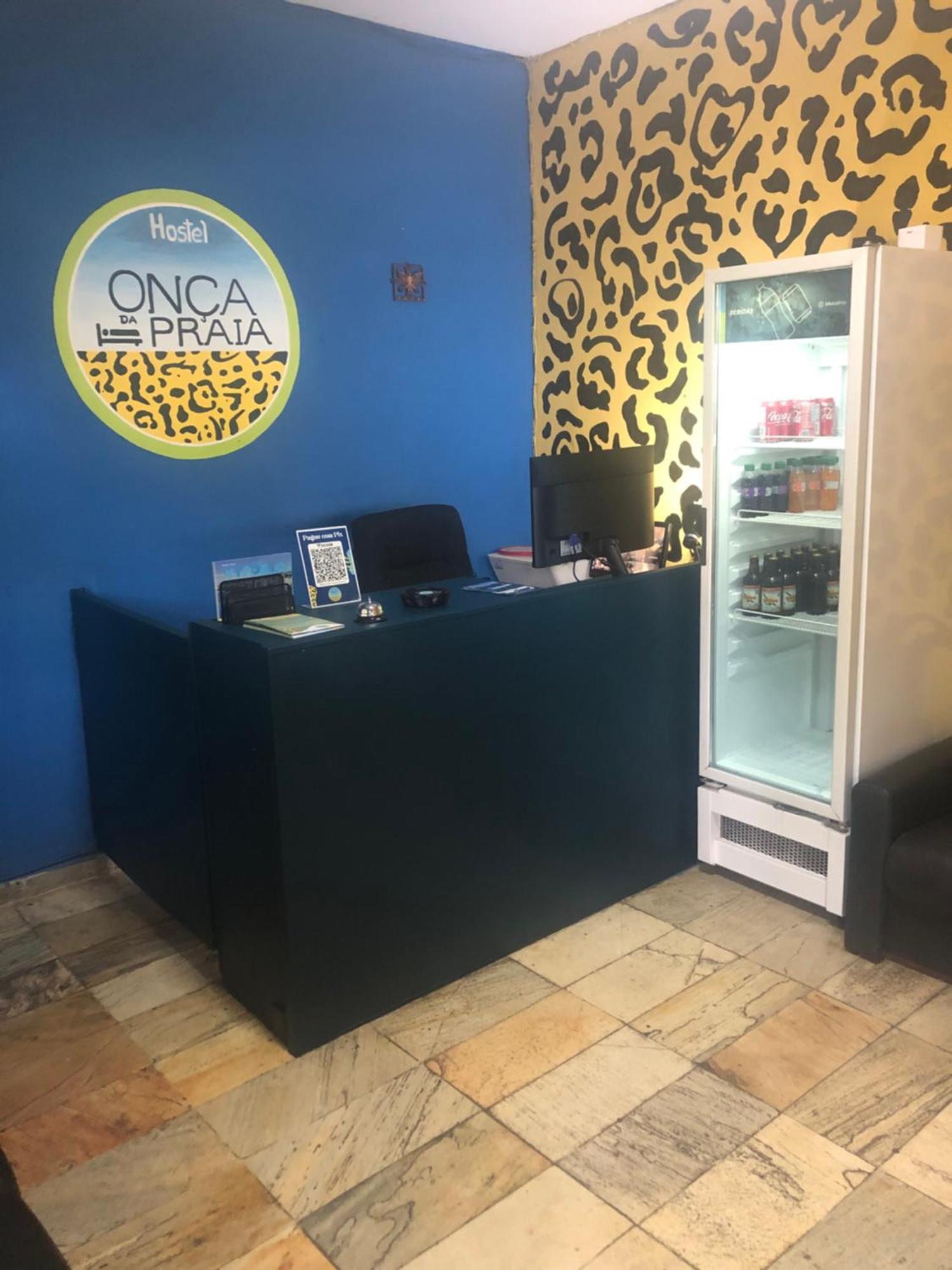 Onca Da Praia Hostel Vitoria Bagian luar foto