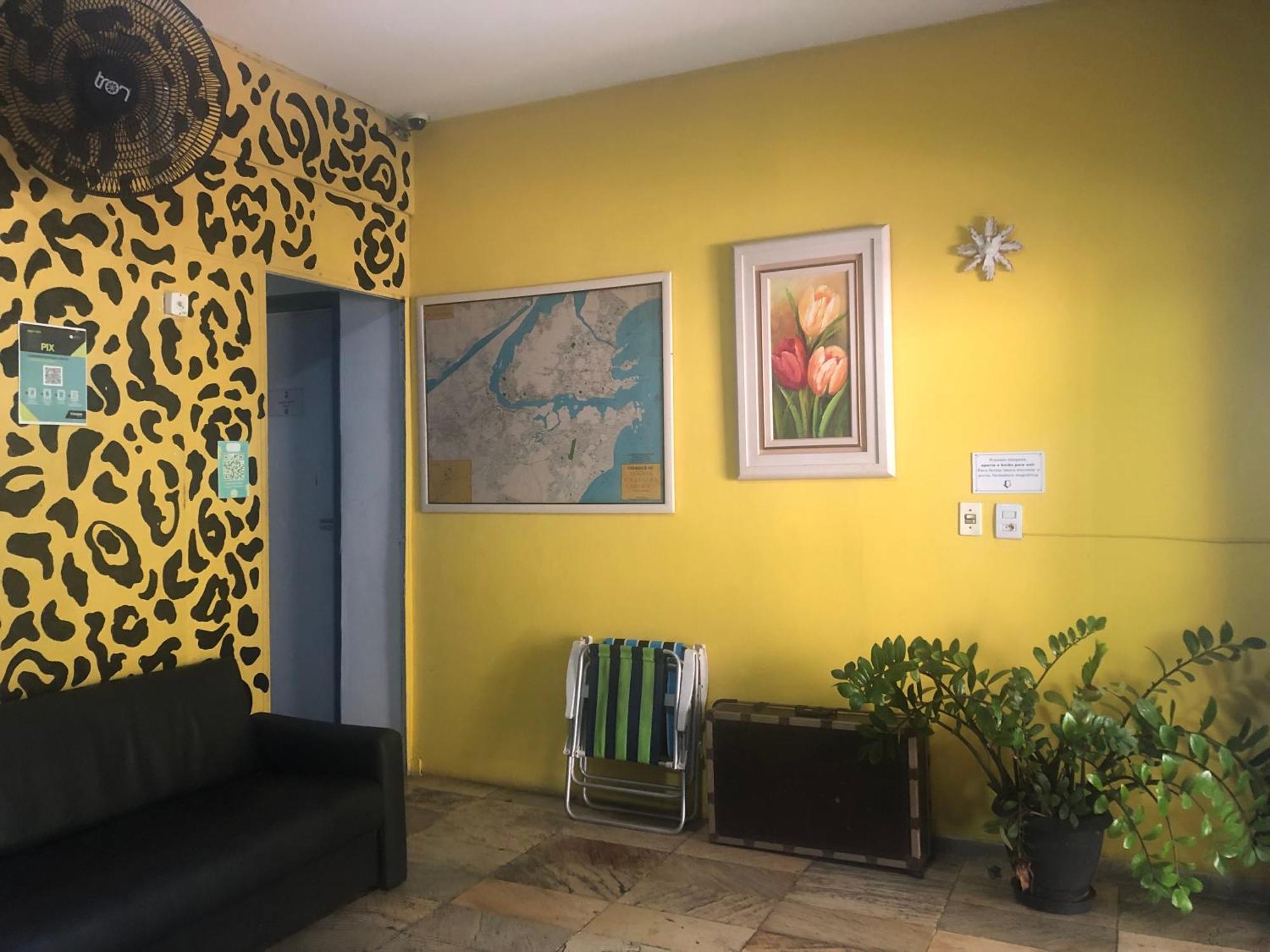 Onca Da Praia Hostel Vitoria Bagian luar foto