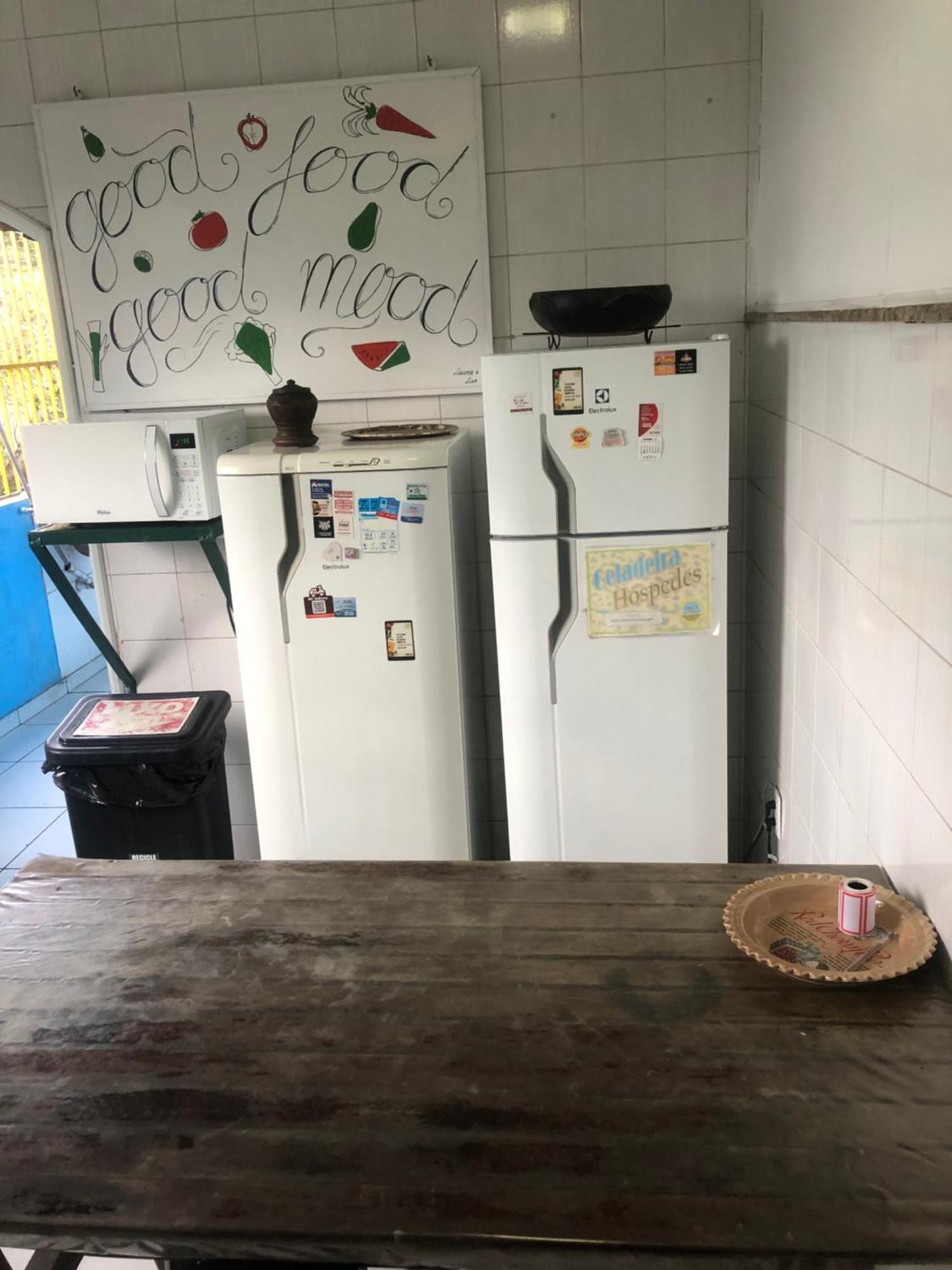 Onca Da Praia Hostel Vitoria Bagian luar foto