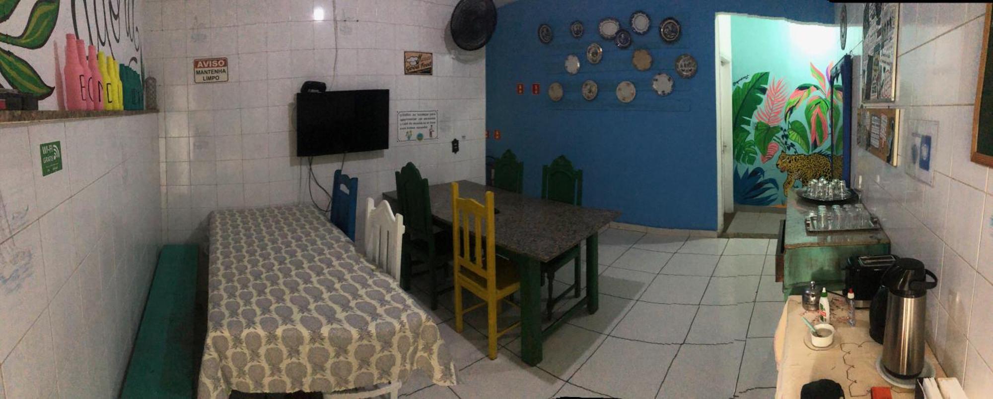 Onca Da Praia Hostel Vitoria Bagian luar foto