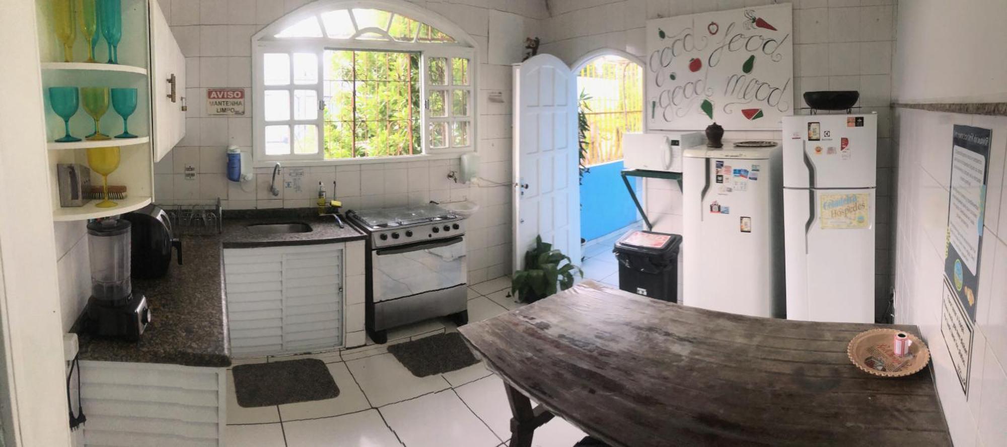 Onca Da Praia Hostel Vitoria Bagian luar foto