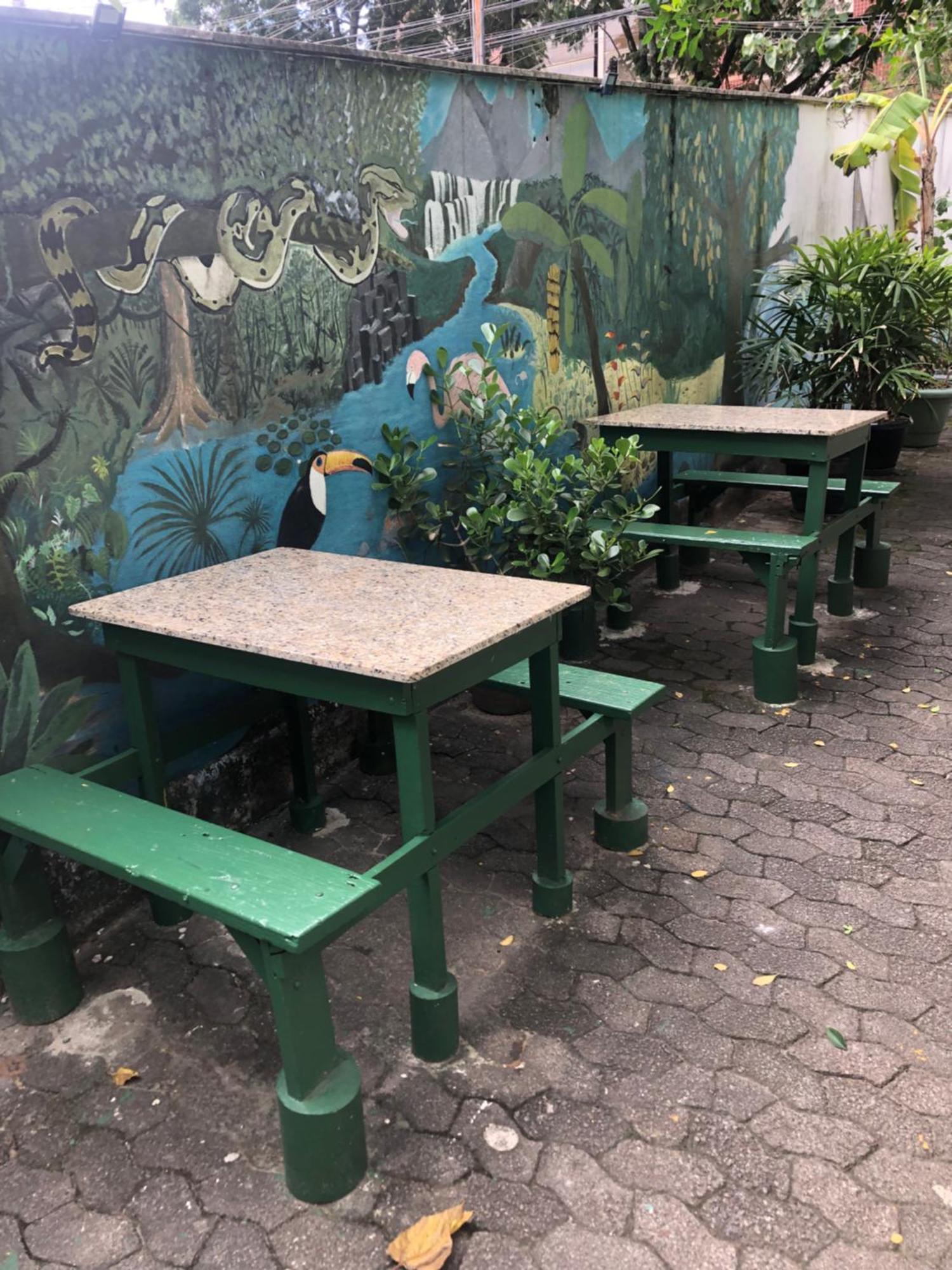 Onca Da Praia Hostel Vitoria Bagian luar foto