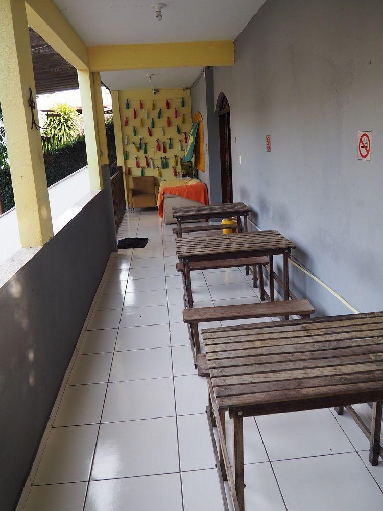 Onca Da Praia Hostel Vitoria Bagian luar foto