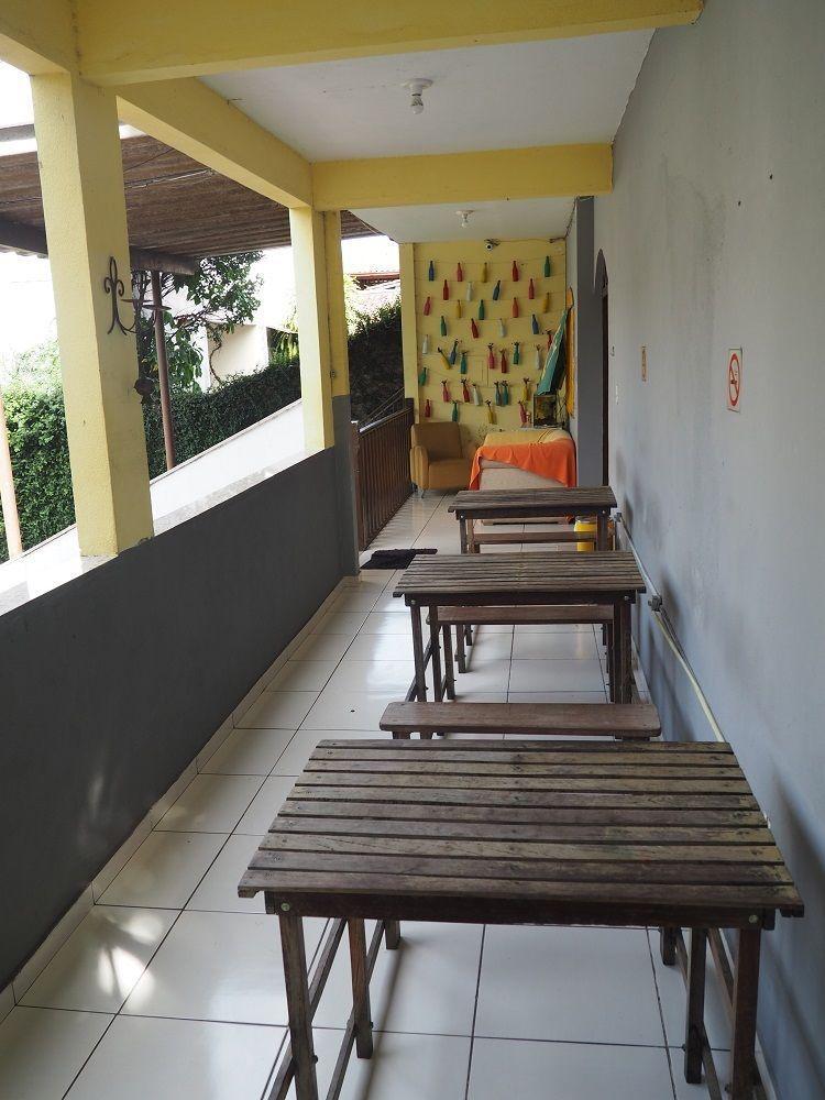 Onca Da Praia Hostel Vitoria Bagian luar foto